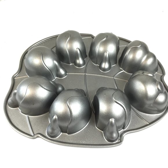 NORDIC WARE Caterpillar 8 Section Cakelet  Pan EUC - Picture 5 of 6